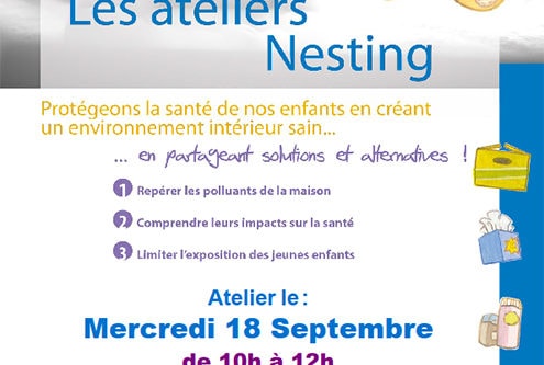 Atelier Nesting (Environnement du nouveau né) Saint Palais 18 septembre
