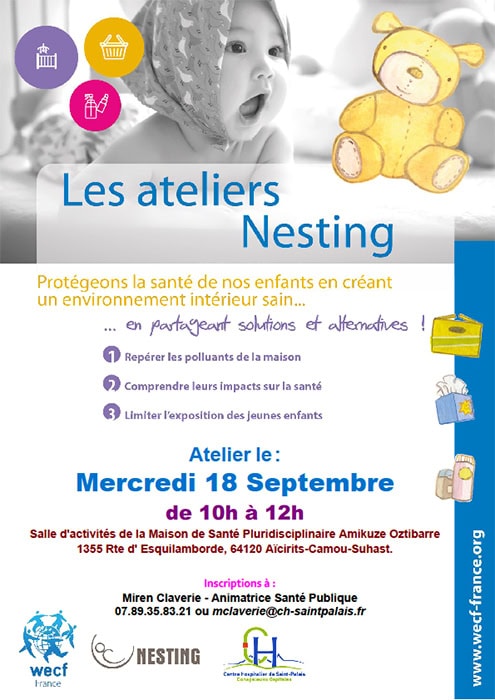 Atelier Nesting (Environnement du nouveau né) Saint Palais 18 septembre